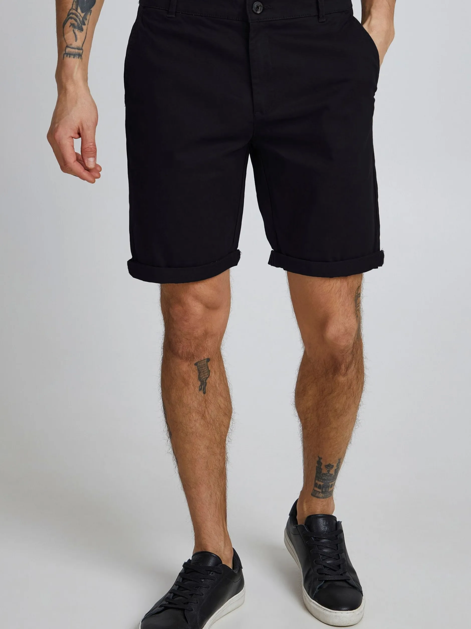 Solid Herren Shorts - SDRockcliffe in schwarz