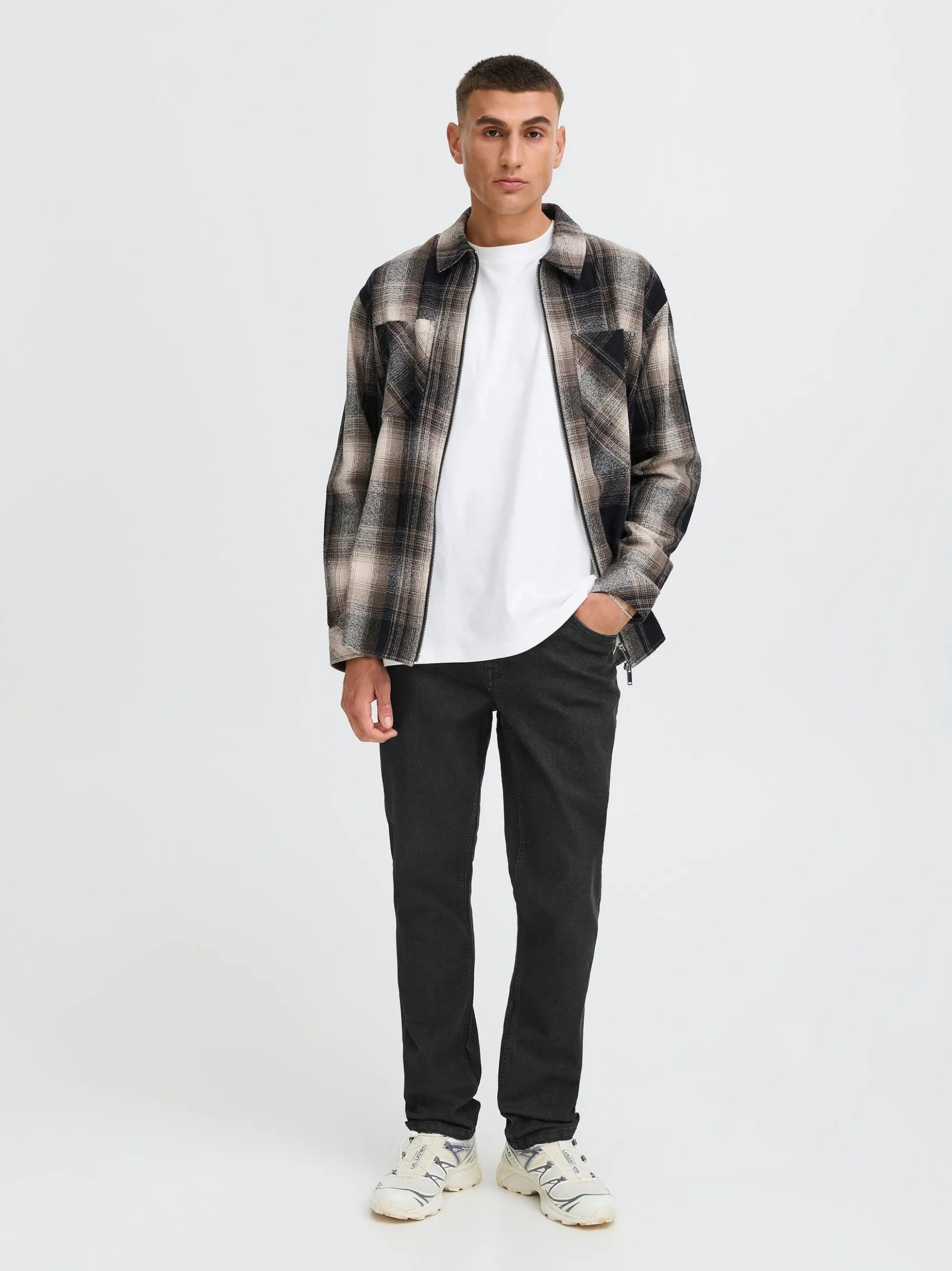 Solid Herren Slim-fit-Jeans - SDPayton in schwarz