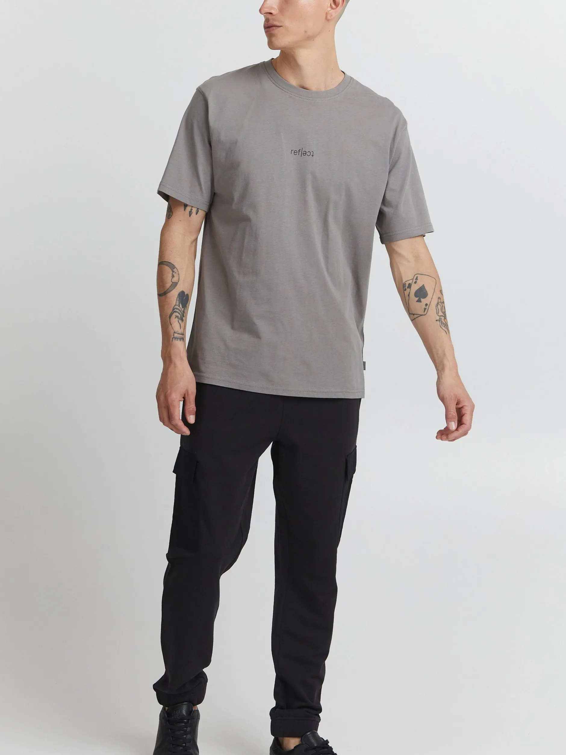 Solid Herren Stoffhose - SDBernardo in schwarz