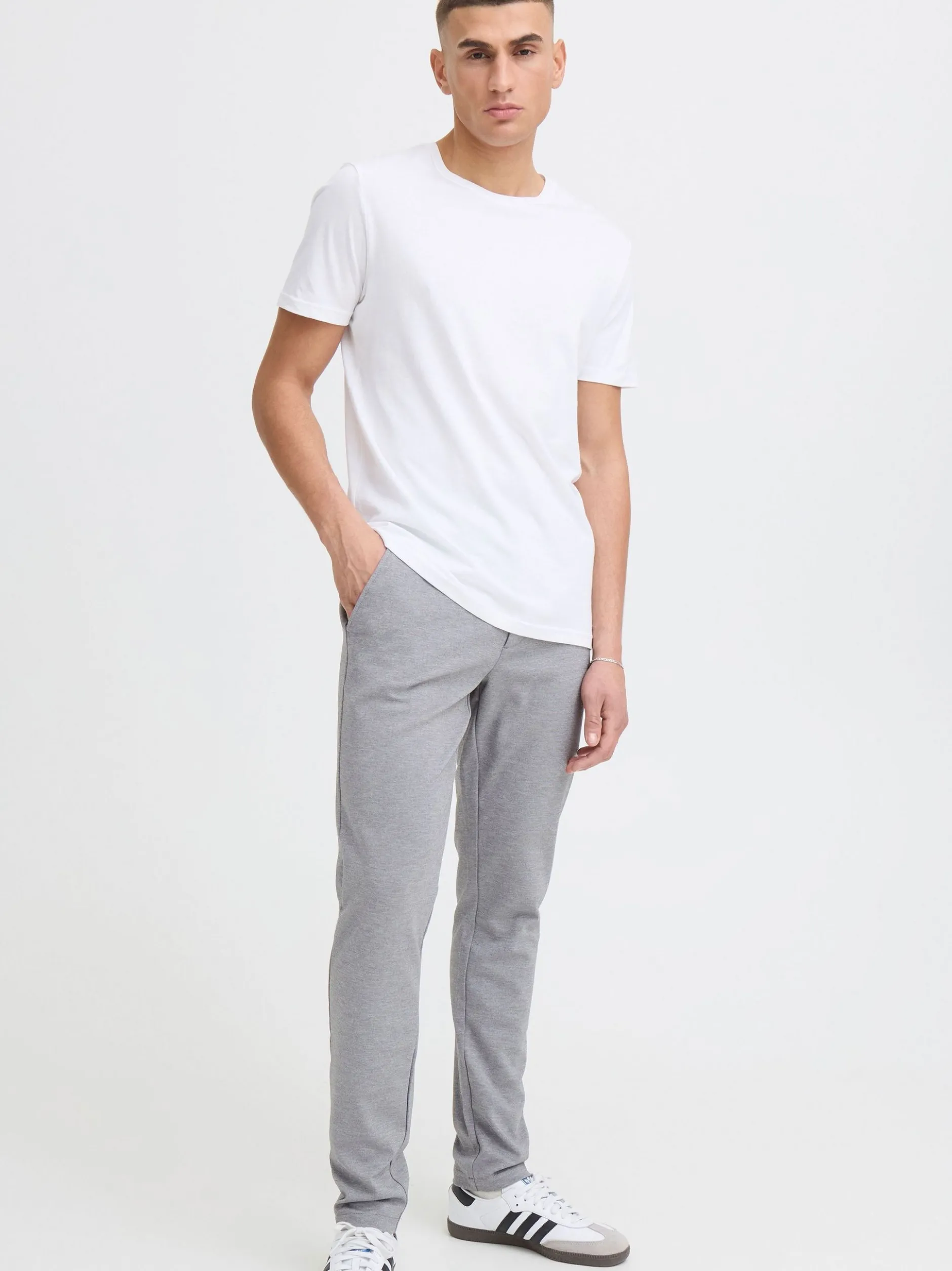 Solid Herren Stoffhose - SDDave in grau