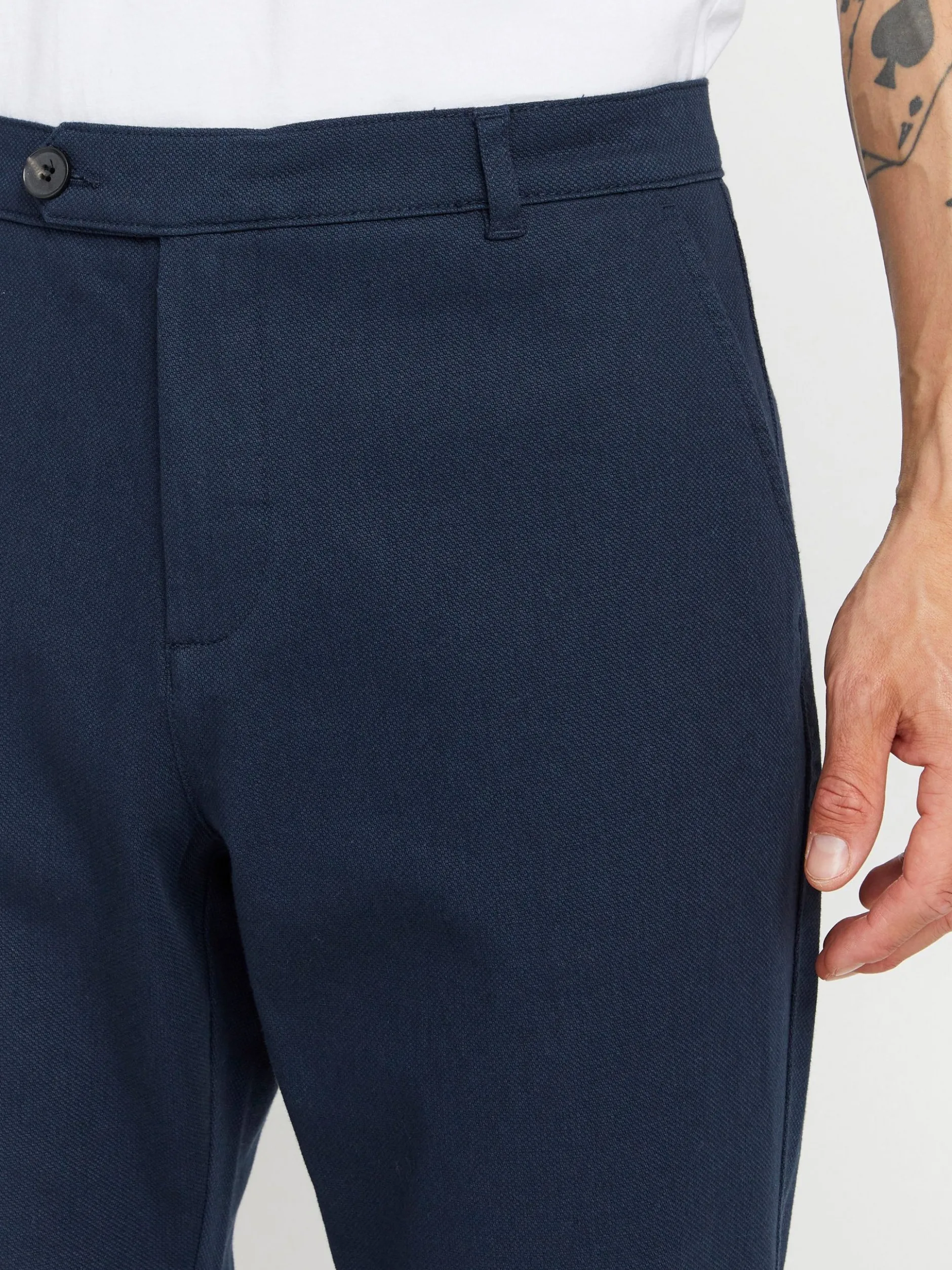 Solid Herren Stoffhose - SDFilip in blau