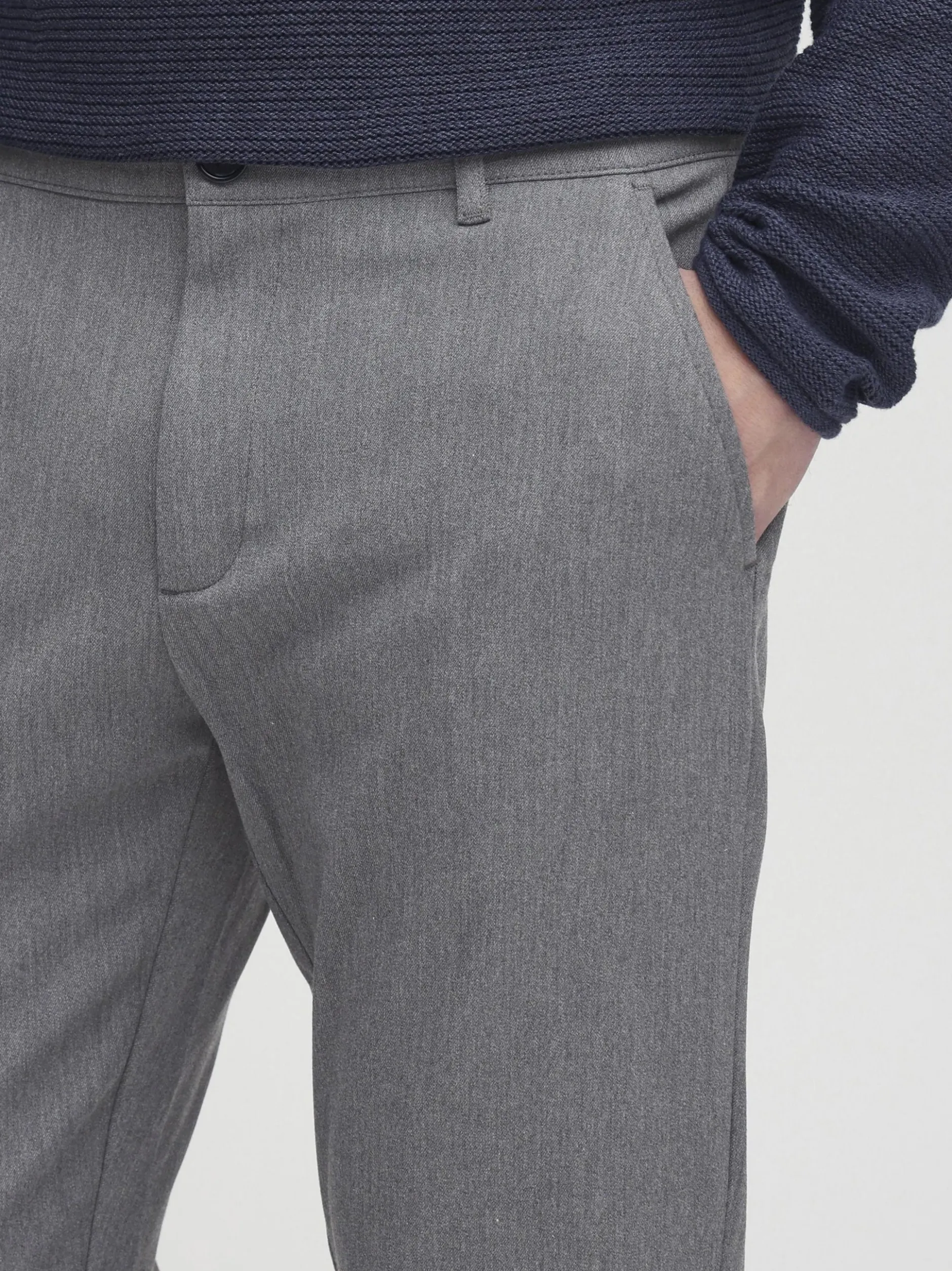 Solid Herren Stoffhose - SDFrederic in grau