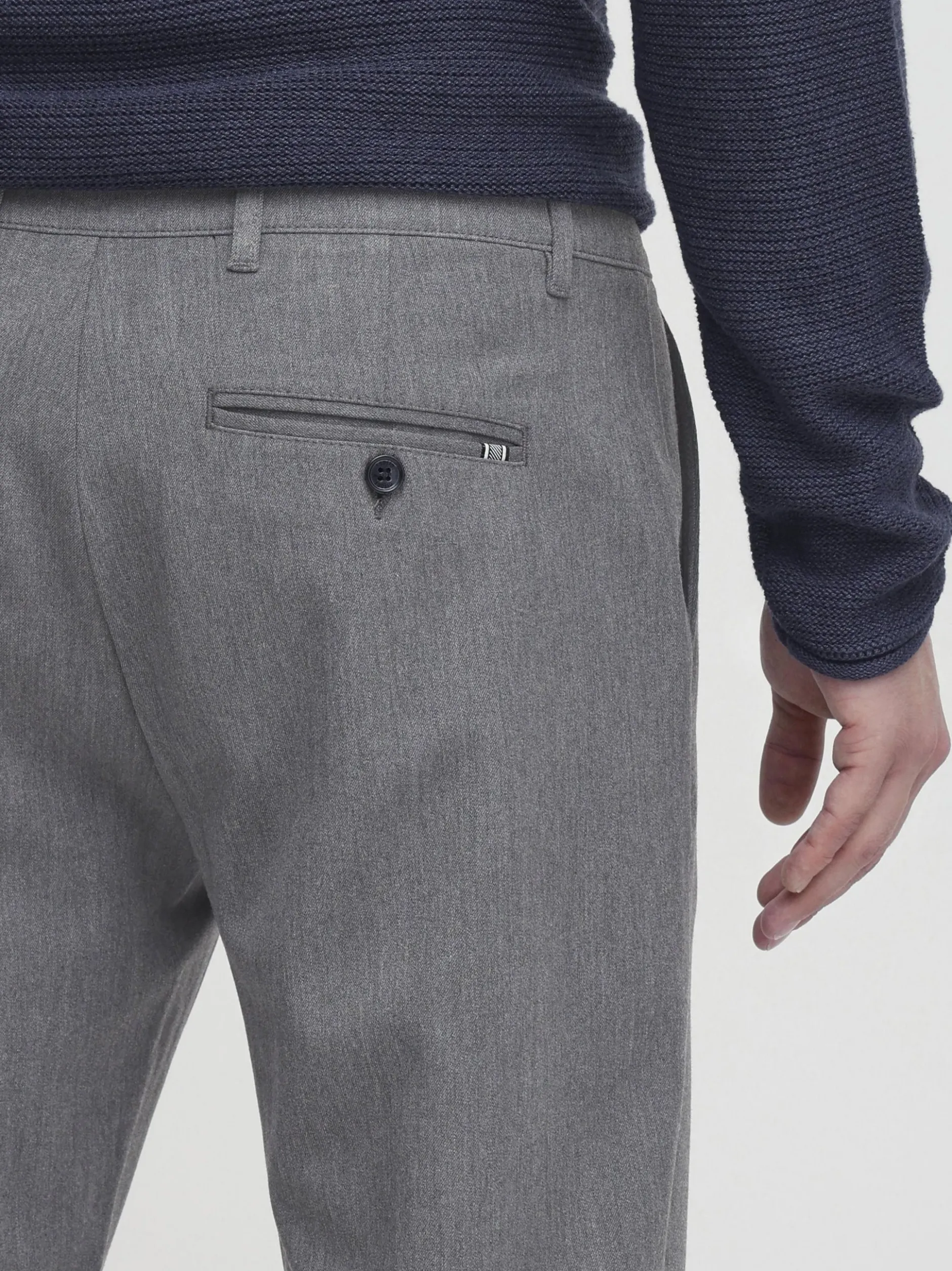 Solid Herren Stoffhose - SDFrederic in grau