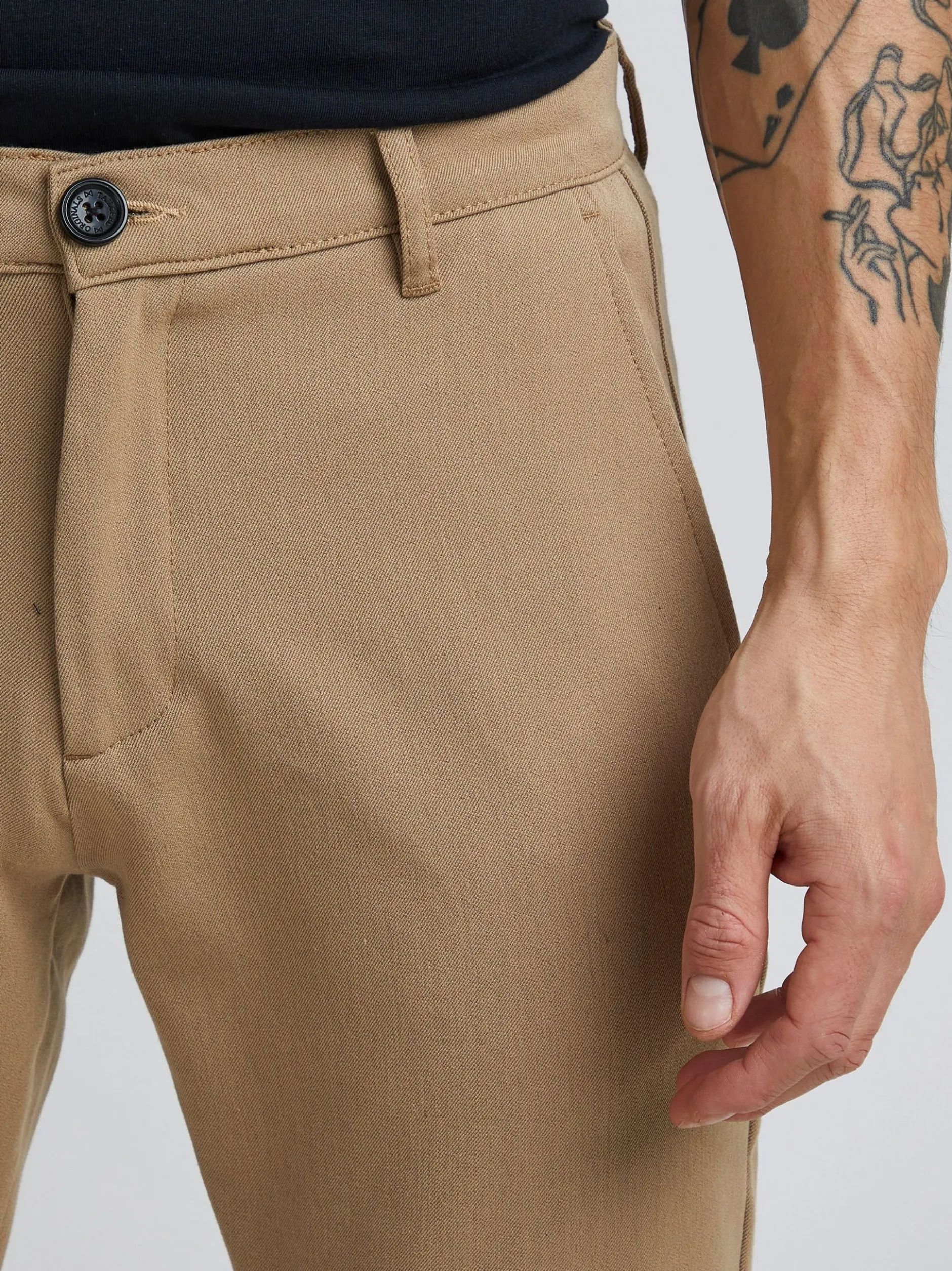 Solid Herren Stoffhose - SDFrederic in braun