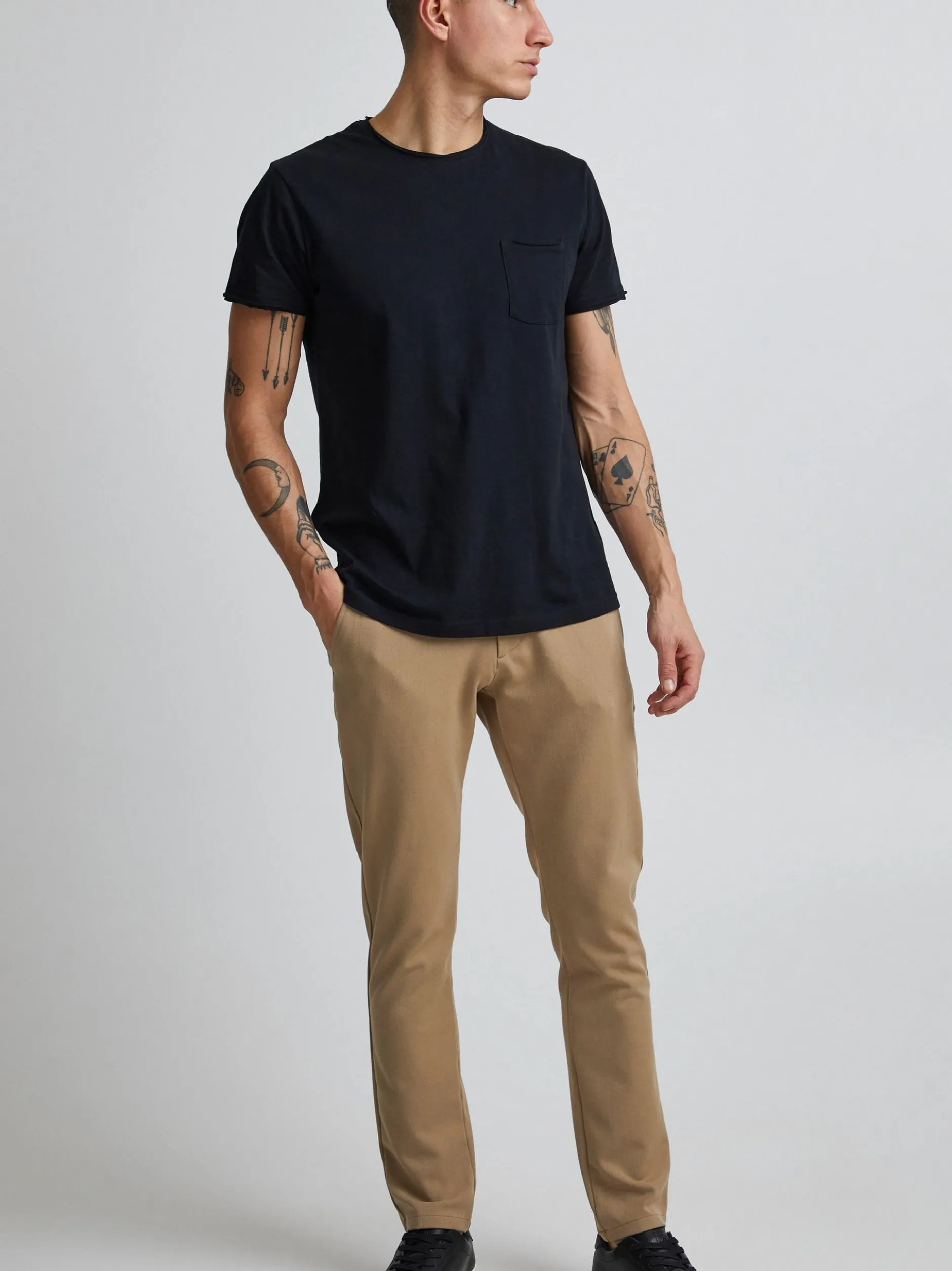 Solid Herren Stoffhose - SDFrederic in braun
