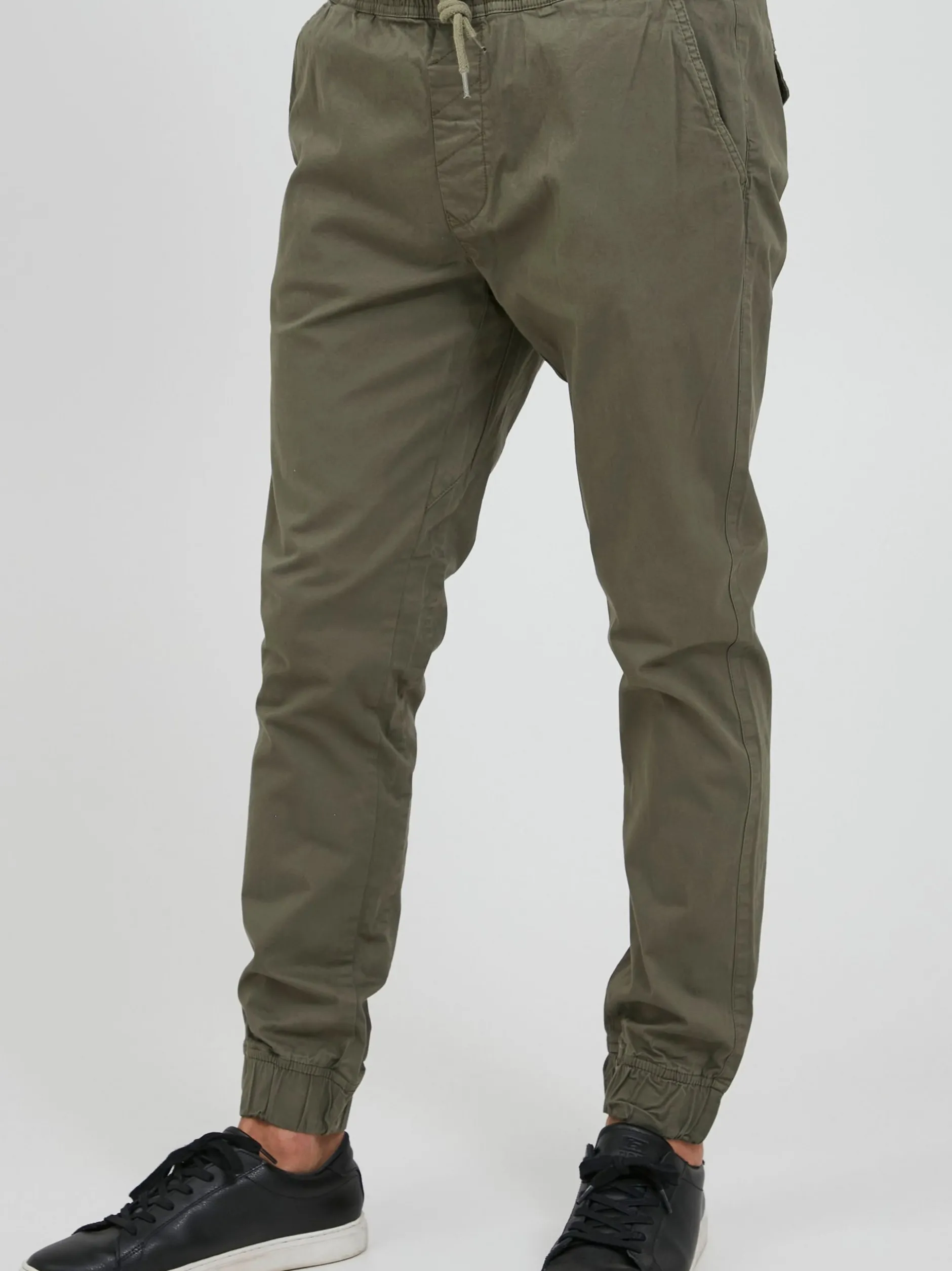 Solid Herren Stoffhose - SDSlim-Truc in oliv