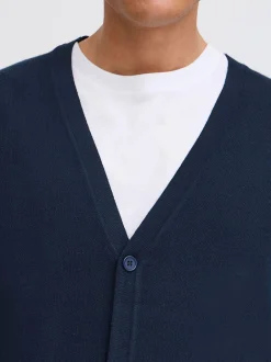 Solid Herren Strickjacke - SDFinto in blau