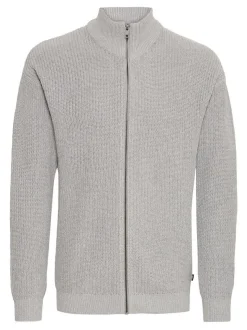 Solid Herren Strickjacke - SDGoralli in grau