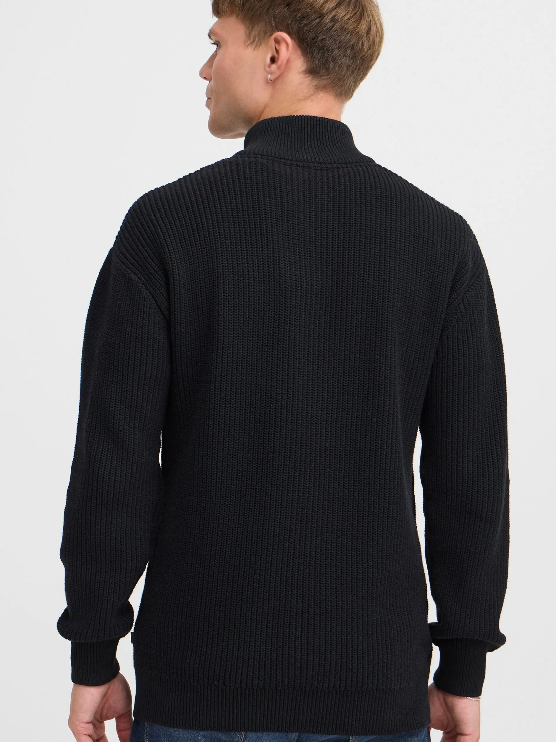 Solid Herren Strickjacke - SDGoralli in schwarz