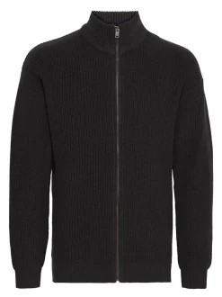 Solid Herren Strickjacke - SDGoralli in schwarz
