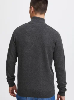 Solid Herren Strickjacke - SDKayne in grau