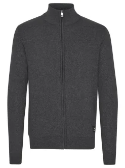 Solid Herren Strickjacke - SDKayne in grau