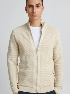 Solid Herren Strickjacke - SDNicklas in beige