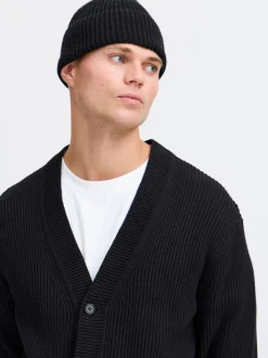 Solid Herren Strickjacke - SDNalli in schwarz