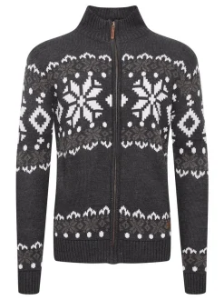 Solid Herren Strickjacke - SDNoran in grau