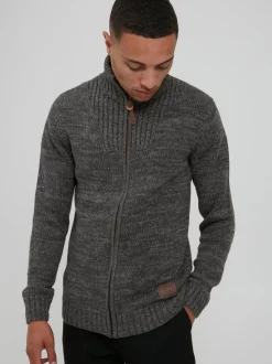 Solid Herren Strickjacke - SDPomeroy in grau