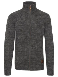 Solid Herren Strickjacke - SDPomeroy in grau
