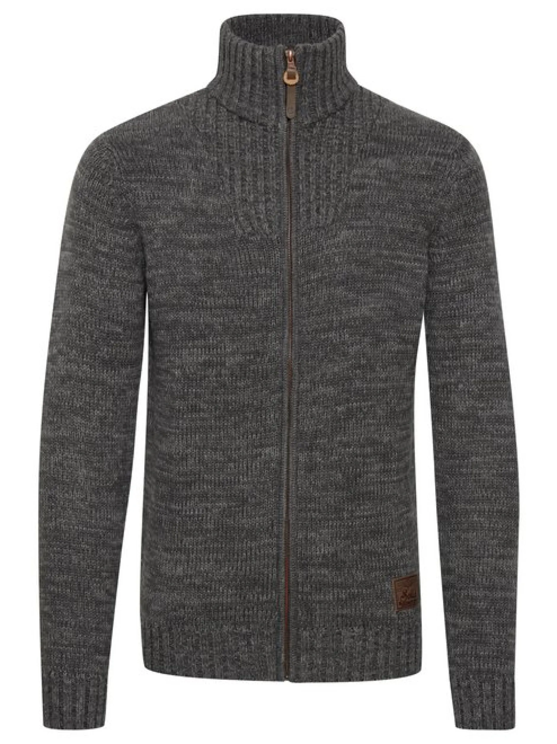Solid Herren Strickjacke - SDPomeroy in grau