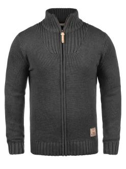 Solid Herren Strickjacke - SDPoul in grau
