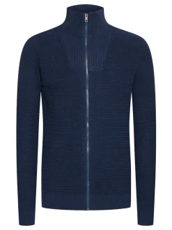 Solid Herren Strickjacke - SDRecone in blau