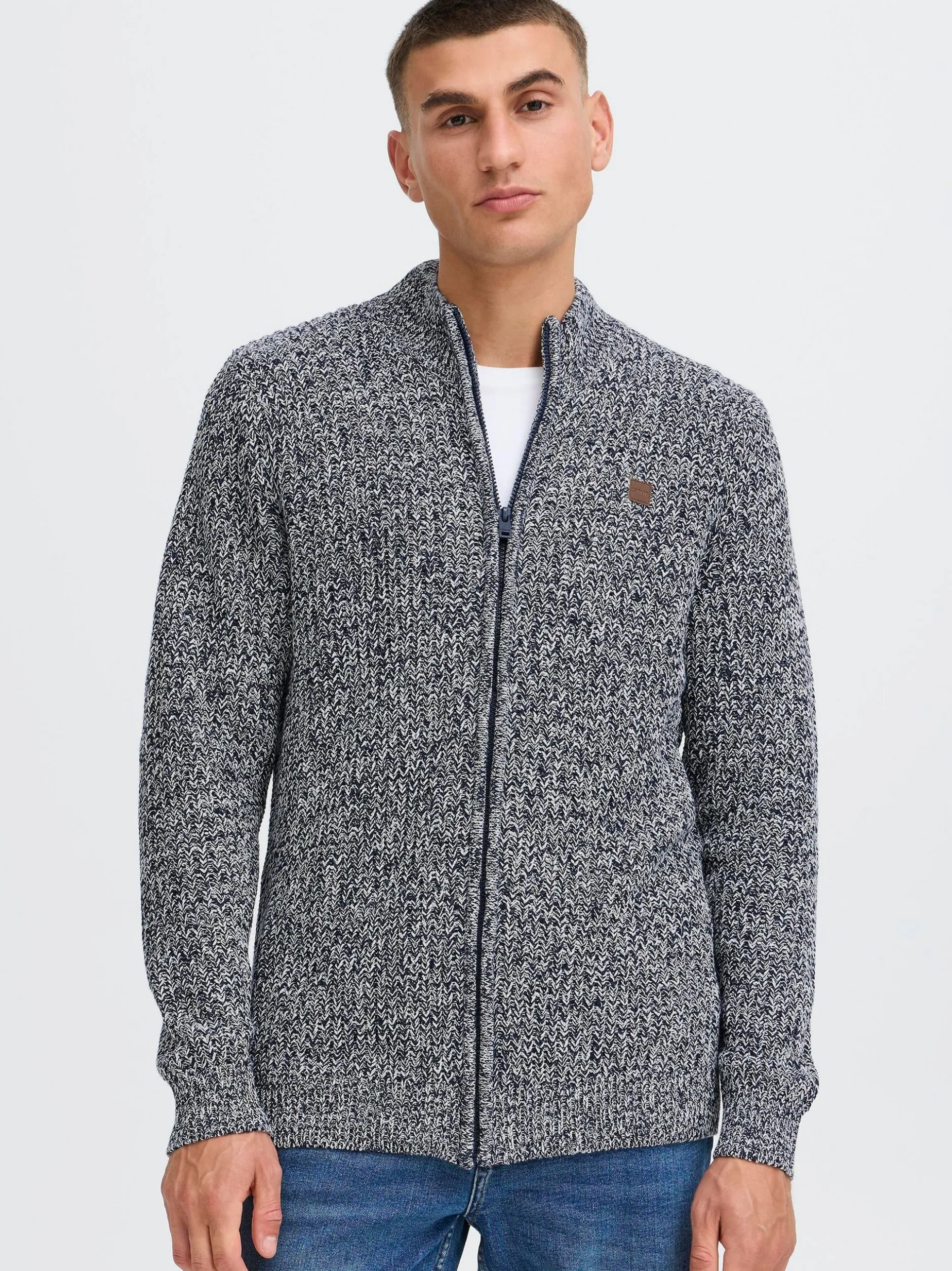 Solid Herren Strickjacke - SDRicard in blau