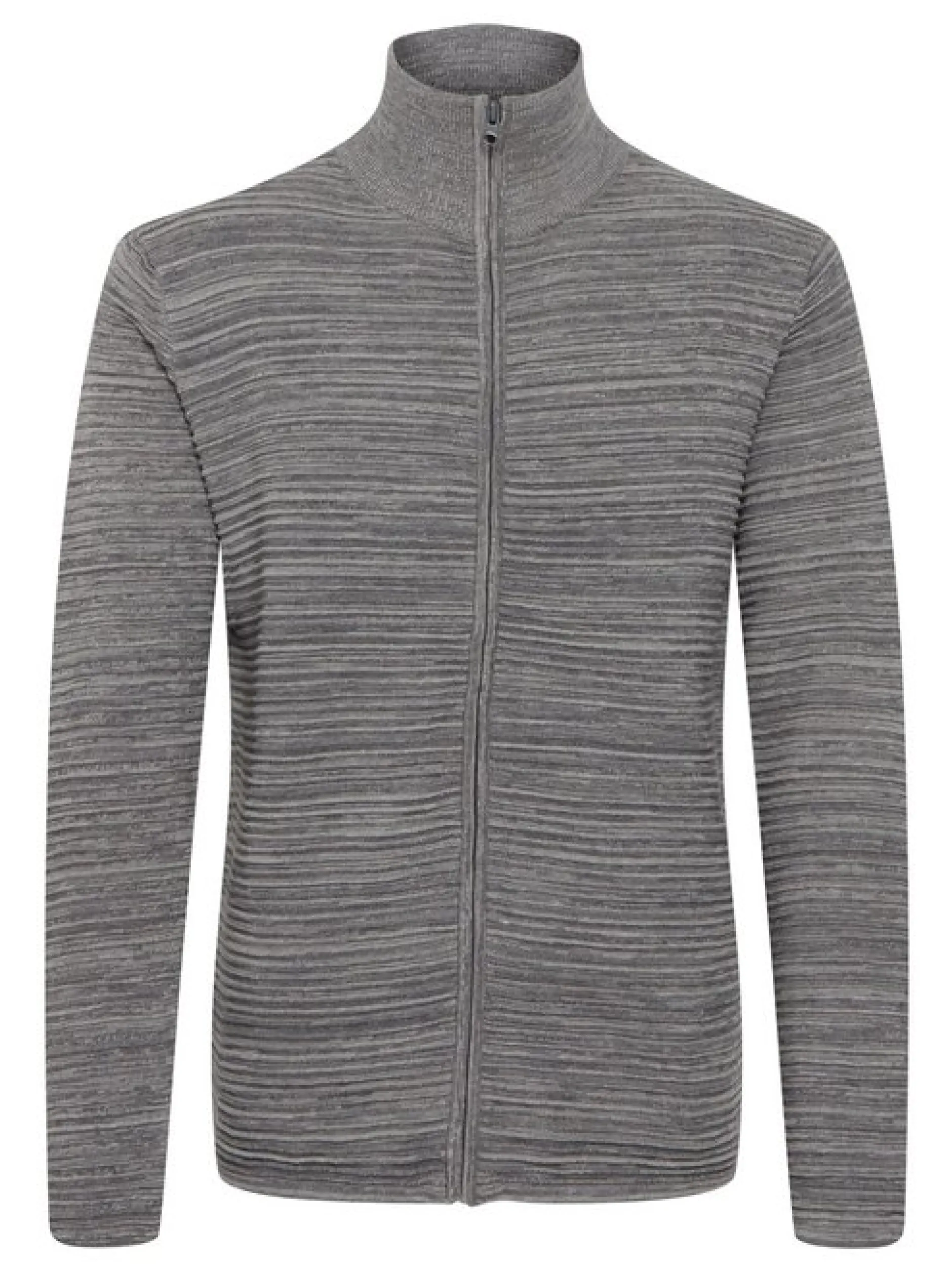 Solid Herren Strickjacke - SDStruan in grau