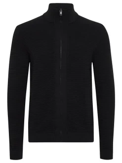 Solid Herren Strickjacke - SDValencia in schwarz
