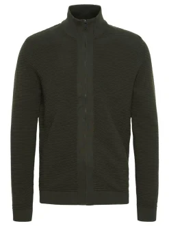 Solid Herren Strickjacke - SDValencia in grün