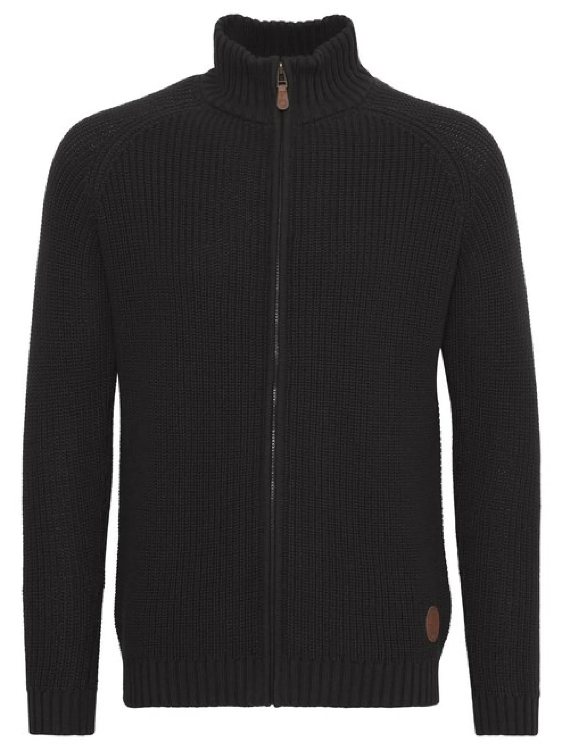 Solid Herren Strickjacke - SDXenos in schwarz