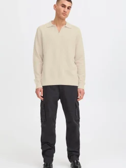 Solid Herren Strickpullover - SDRhett in beige