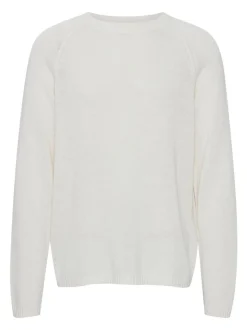 Solid Herren Strickpullover - SDFabio in weiß