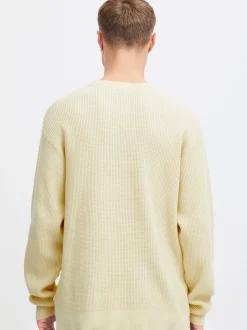 Solid Herren Strickpullover - SDHami in gelb
