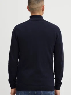Solid Herren Strickpullover - SDAnsgar in blau