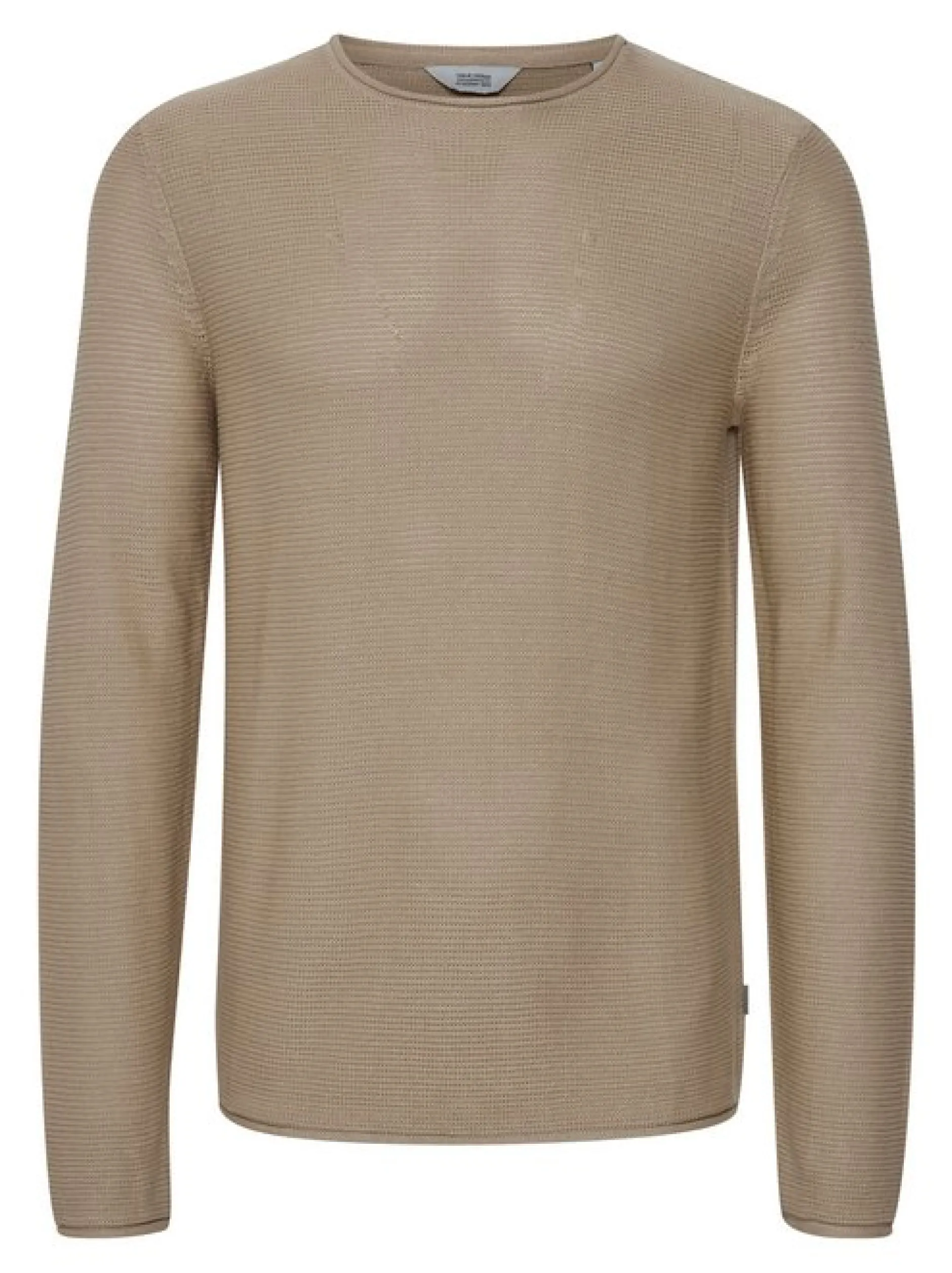 Solid Herren Strickpullover - SDJarah in beige