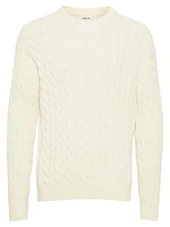 Solid Herren Strickpullover - SDMalcolm in sand