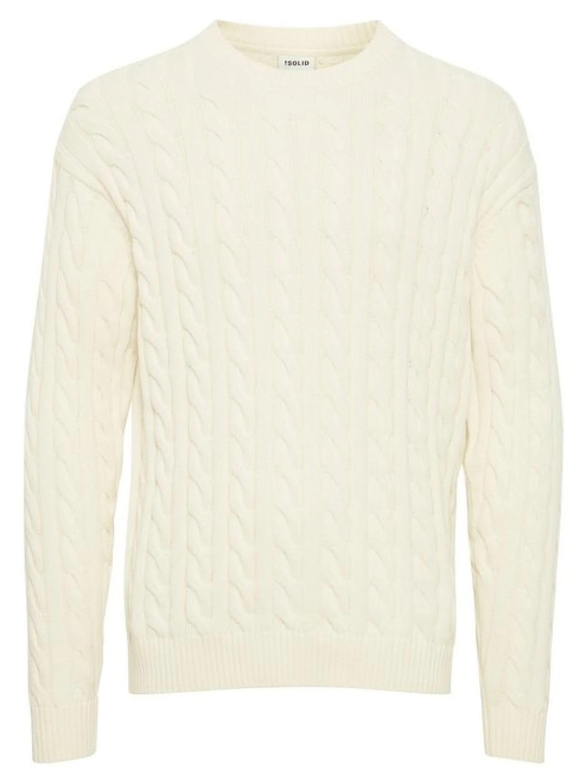 Solid Herren Strickpullover - SDMalcolm in sand