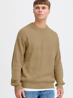 Solid Herren Strickpullover - SDGia in beige