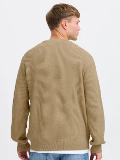 Solid Herren Strickpullover - SDGia in beige