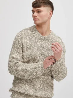 Solid Herren Strickpullover - SDGubber in beige