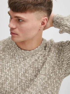 Solid Herren Strickpullover - SDGubber in beige