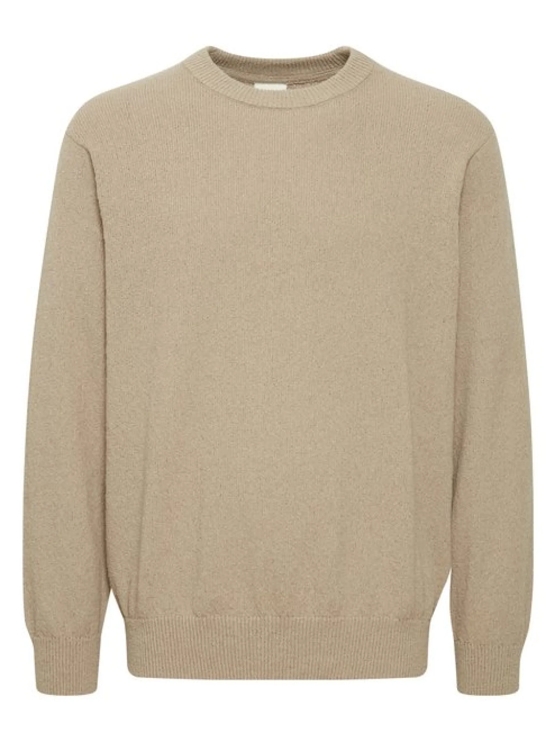 Solid Herren Strickpullover - SDIke in beige