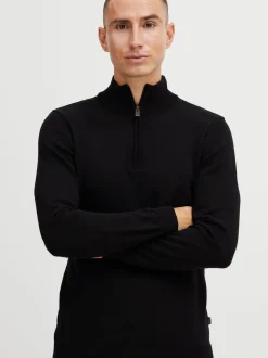 Solid Herren Strickpullover - SDAnsgar in schwarz
