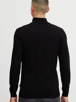 Solid Herren Strickpullover - SDAnsgar in schwarz