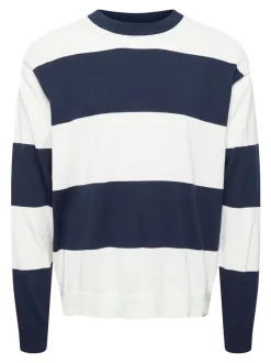 Solid Herren Strickpullover - SDFedele in blau