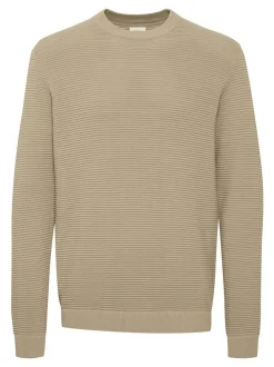 Solid Herren Strickpullover - SDValencia in melange