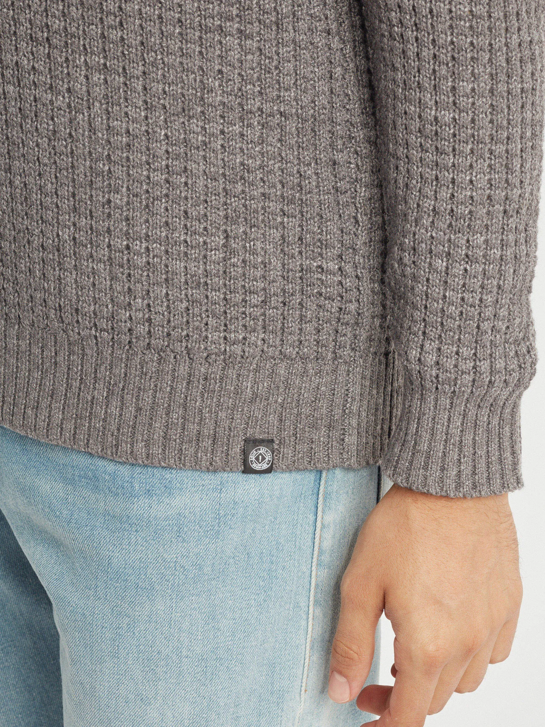 Solid Herren Strickpullover - SDMapari in taupe