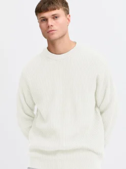 Solid Herren Strickpullover - SDGia in sand