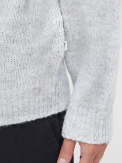 Solid Herren Strickpullover - SDHamdani in grau