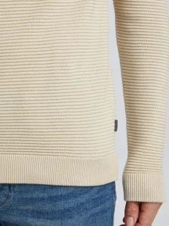 Solid Herren Strickpullover - SDNick in beige