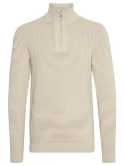 Solid Herren Strickpullover - SDNick in beige